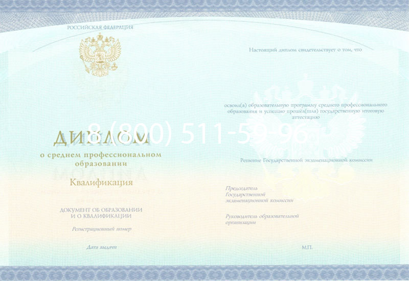 Купить Диплом техникума (Спецбланк) 2014-2024 года в Магадане Купить Диплом техникума (Спецбланк) 2014-2024 года в Магадане